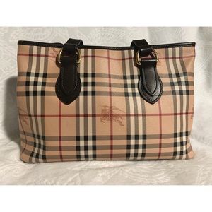 ❌SOLD❌ Burberry Haymarket Tote